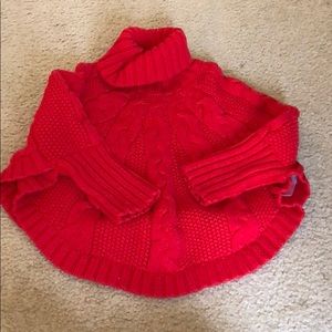 Red jacket sweater